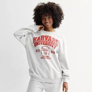 Harvard University Graphic Fleece Pullover Sweatshirt Size XL Crewneck